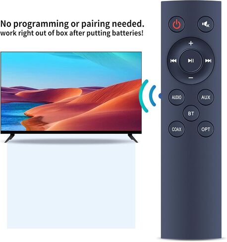 Replacement Remote Control Compatible for TT TaoTronic Soundbar 2.1 Channel Sound Bar TT-SK15UD TT-SK015 TT-SK016 TT-SK017 in Saudi Arabia