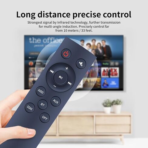 Replacement Remote Control Compatible for TT TaoTronic Soundbar 2.1 Channel Sound Bar TT-SK15UD TT-SK015 TT-SK016 TT-SK017 in Saudi Arabia
