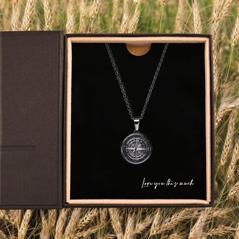 Meaningful Son Necklace Gift Set with Card from Parents, Son Gift from Mom and Dad, Best 21st Birthday Gift from Parents to Son in Saudi Arabia