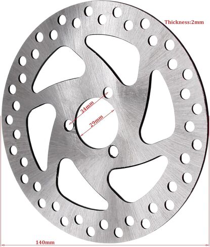 140 مللي متر قرص فرامل الدوار ل 2 السكتة الدماغية 47cc 49cc سكوتر جيب صغير الغاز دراجة سكوتر كهربائية الترابية ATV رباعية in Kuwait