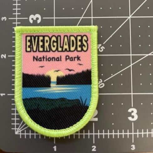 USA Made Acadia National Park Hook and Loop Patch, Funny Meme Embroidered Patches, Tactical Military Morale Patch with Hook Fastener Backing, Cute Applique Accessories for Backpacks in Saudi Arabia