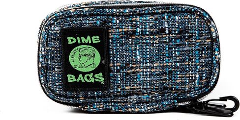 DIME BAGS Pod Padded Travel Case with Key Chain Clip | Protective Hemp Pouch with Padded Interior (5 Inch, Aqua) in Kuwait