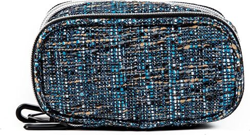 DIME BAGS Pod Padded Travel Case with Key Chain Clip | Protective Hemp Pouch with Padded Interior (5 Inch, Aqua) in Kuwait