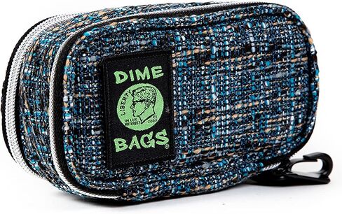 DIME BAGS Pod Padded Travel Case with Key Chain Clip | Protective Hemp Pouch with Padded Interior (5 Inch, Aqua) in Kuwait