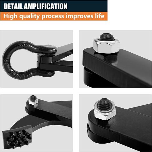 Pallet Puller Clamp 2200lbs 1 Ton Small Tree Puller Tool, Stump Puller, Pallet Grabber Black, Compatible with Chain/Strap with Hooks for Lifting/Pulling in Saudi Arabia
