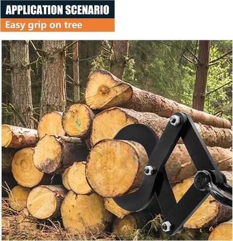 Pallet Puller Clamp 2200lbs 1 Ton Small Tree Puller Tool, Stump Puller, Pallet Grabber Black, Compatible with Chain/Strap with Hooks for Lifting/Pulling in Saudi Arabia