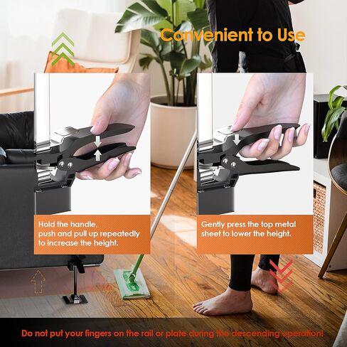 ذراع توفير العمالة، أداة رافعة رفع الأثاث بارتفاع قابل للتعديل، جاك الخزانة، مصعد جهد يصل إلى 7.5 بوصة، هدايا مناسبة للرجال، عبوتان in Kuwait