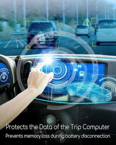 9V Powered OBD ll Connector Vehicle Memory Saver for Battery Replacement Disconnect Memory Storage, for ALL OBD 2 16-Pin Interface in Saudi Arabia
