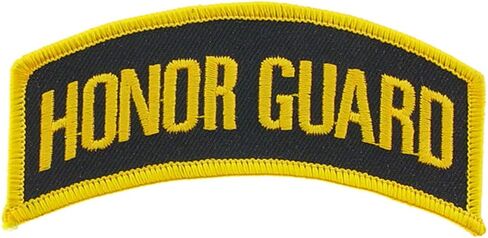United States Army Honor Guard Tab Patch, Subdued Woodland/Green, with Iron-On Adhesive in Saudi Arabia