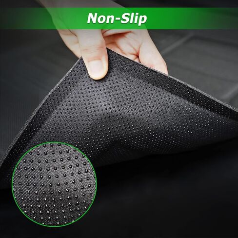 for Model Y 2024 2023 2022 2021 Floor Mats, 2024 for Model Y Trunk Mat, All weather Cargo Mat Liner for Model Y Floor Mats 5 Seater, for model Y Trunk Liner Mat Accessories in Kuwait