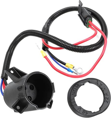 Roykaw Golf Cart 48 Volts Charger DC Receptacle Kits Fits for Club Car Precedent or Tempo 2014-Up Electric Golf Cart, Fast Charging, OEM#10513740 in Kuwait