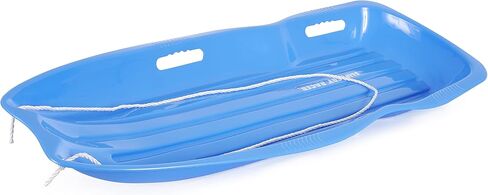 زلاجة ثلج بلاستيكية مرنة للبالغين والأطفال من Slippery Racer Downhill Xtreme لما يصل إلى راكبين مع حبل سحب، (عبوتان) in Kuwait