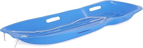 زلاجة ثلج بلاستيكية مرنة للبالغين والأطفال من Slippery Racer Downhill Xtreme لما يصل إلى راكبين مع حبل سحب، (عبوتان) in Kuwait