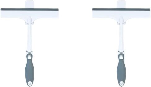 Better Living Products B.Smart Shower Squeegee with Storage Hook, 7, White and Grey in Saudi Arabia