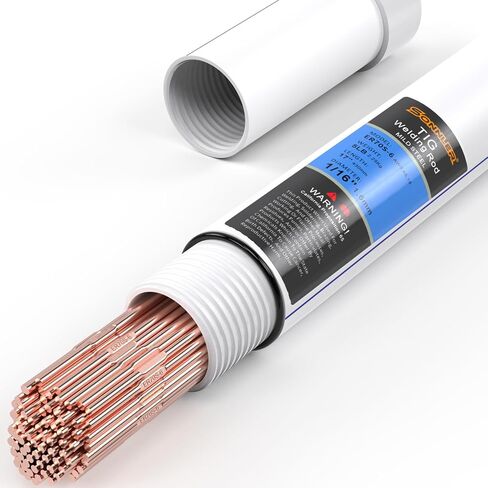 Mild Steel TIG Welding Rod ER70S-6 Welding Filler Rod 1/8" x 16" 5LB, Low Splatter Corrosion Resistance, TIG welding accessories in Saudi Arabia