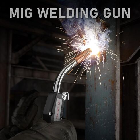 YESWELDER 15ft 250A MIG Welding Gun Euro connection Replacement for Longevity Esab Tweco #2 in Saudi Arabia