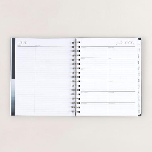Blue Sky Life Note It 2024 Weekly and Monthly Planner Notes, 7" x 9", Frosted Cover, Wirebound, Marina (139480-24) in Saudi Arabia
