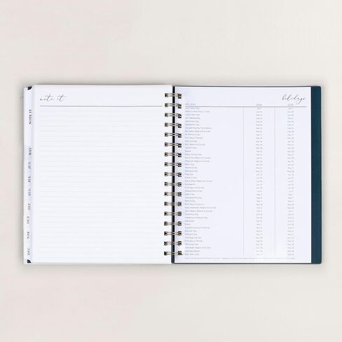 Blue Sky Life Note It 2024 Weekly and Monthly Planner Notes, 7" x 9", Frosted Cover, Wirebound, Marina (139480-24) in Saudi Arabia