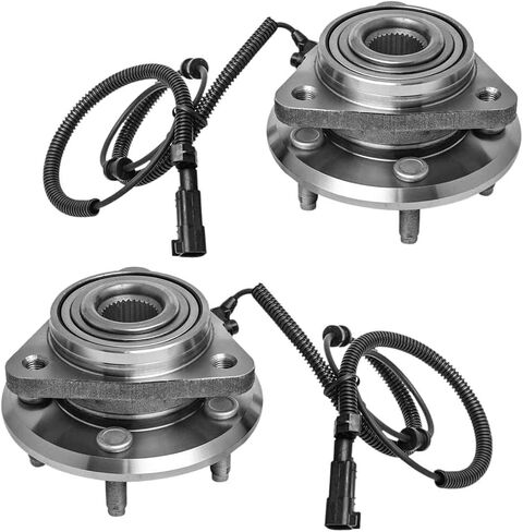 KEYOOG 2 قطعة 513270 (5 العروة ث/ABS) محور العجلة الأمامية ومجموعة تحمل يصلح ل 2007-2011 Do-dge Nitro /2008 2009 2010 2011 2012 Je-ep Liberty in Saudi Arabia