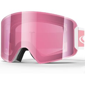Findway Ski Goggles OTG, [2023 Upgraded] Snow Goggles for Adult Men Women Youth All Helmet Compatible Anti fog & glare & UV