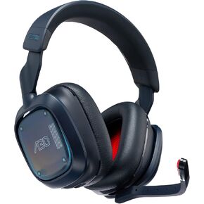 Logitech G Astro A30 Lightspeed Wireless Gaming Headset, Bluetooth Enabled, Dolby Atmos, Detachable Boom, 27h Battery, USBC Charging, for PS5, PS4, Xbox, Nintendo Switch, PC, Android - Blue (Renewed)
