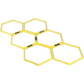 سلم رشاقة من Olioliyou، حلقة تدريب خفة الحركة وسرعة سداسية لكرة القدم، تدريبات رشيقة على القدمين والقفز العمودي، اللياقة البدنية الرياضية in Kuwait