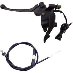 Accelerator Throttle Lever Throttle Cable for 50cc 70cc 90cc 110cc 125cc 150cc 250cc Chinese Quad 4 Wheeler Sunl Taotao Roketa Baja JCL Kazuma ATV
