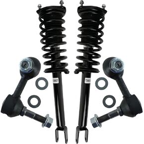 TRQ Front Struts & Links Kit Compatible with 2011-2013 INFINITI QX56 2014-2022 QX80