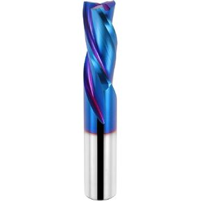 Compression Spiral Router Bit 1/2 Inch Shank, Extra Long 5 Inch Overall Length, 3 Inch Cutting Length, UP&Down CNC Router Bits for Woodworking Milling Slot Mortise