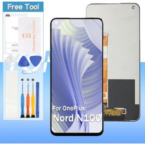 for OnePlus Nord N100 LCD Display BE2013 BE2015 BE2011 Touch Screen Replacement Digitizer Assembly | 6.52''| Free Tools|