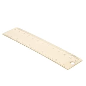 Utoolmart Brass Straight Ruler, 15cm / 5.9-inch Double-Sided Scale Ruler, Measuring Tool for Engineering Office Architect and Drawing
