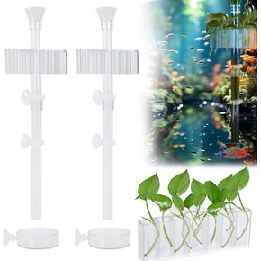مجموعة حامل نباتات حوض السمك لأنبوب تغذية الأسماك، وحدة تغذية الأسماك لحوض السمك، حامل نبات خزان الأسماك، طبق تغذية الروبيان بطول قابل للإزالة، حامل نبات لحوض السمك لتزيين ميزة المياه in Kuwait
