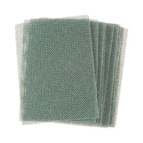 HARFINGTON 10pcs 320 Grits Mesh Sanding Screen Sheets 3" x 4" Wet or Dry Sandpaper Dust Free Abrasive Pads for Car Wood Drywall Metal Polishing & Grinding