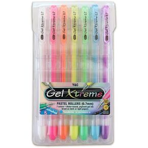 Yasutomo Pen Gel Xtreme Set Pastel 7 Colors