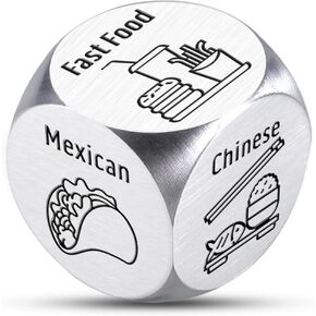 Iron 6th for Men Women Husband Wedding for Wife Birthday Gifts for Women Food Dice Engagement Gifts for Couple Cool Wedding Gifts for Boyfriend Couples Games