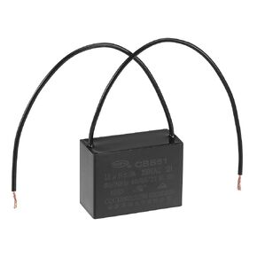 uxcell Ceiling Fan Capacitor CBB61 18uF 250V AC 2 Wires Metallized Polypropylene Film Capacitor 47x34x22mm for Electric Fan Pump Motor Generator