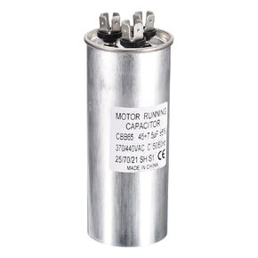 PATIKIL CBB65 Dual Run Start Capacitor,3Pack 45+5uF 370VAC 440VAC, Circular Run Capacitor, for Air Conditioner Cool Heat Pump Condenser Straight, AC Motor Fan Starting