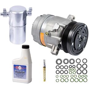 AC Compressor & A/C Repair Kit For Buick LeSabre Pontiac Bonneville 3.8L V6 3800 2000 2001 2002 2003 2004 2005 - BuyAutoParts 60-80237RK New