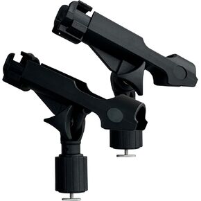 2 Pack Fishing Rod Holder with Track Mount Universal T-Shaped Screw Mounted on Rail for Kayak, Canoe, Fishing Boat