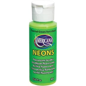 DecoArt DHS5-3 Americana Neon's Paint, 2-Ounce, Thermal Green