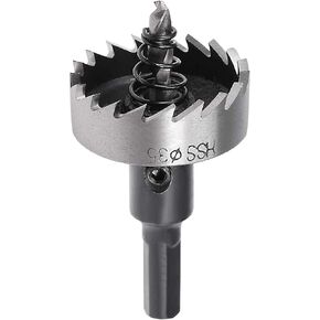 23mm HSS Drill Bit Hole Saw Cutter,HSS Hole Saw Kit, Hole Saw Drill Bit Set Cutter Tool, High Speed Steel Hole Saw Cutting Kit, HSS Drill Bit for Metal Alloy Wood (1 Pcs) in Kuwait