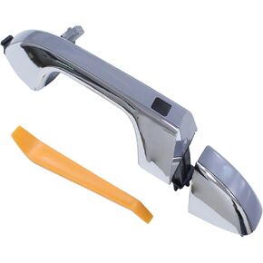 ApplianPar Front Passenger Side Exterior Door Handle Chrome and Gray for Kia Sportage 2017-2021