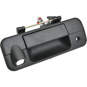 Tailgate Handle Latch Liftgate Latch Handle with Rear Camera Hole & Keyhole Compatible with 2007 2008 2009 2010 2011 2012 2013 Toyota Tundra Replaces# 690900C051 81214