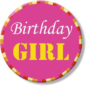 Birthday Pin, Birthday Girl Pin Birthday Girl Button, 2.3in Its My Birthday Pin, Happy Birthday Pin for Women, Birthday Pin for Girls, Cute Button Pin for Birthday, Birthday Buttons for Women