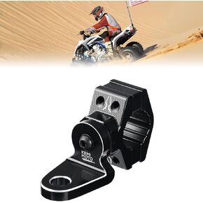 KEMIMOTO ATV Whip Mount, Flag Mount Bracket Heavy Duty Upgraded CNC Aluminum LED Light Bar Adjustable for 7/8"-9/8" Handlebar Bars Compatible with ATV E-Bike Gocart 360° Rotation (1)
