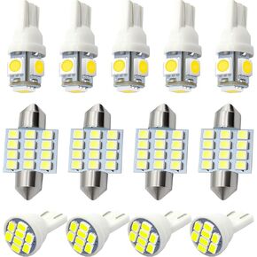 GXARTS 5SMD 194 LED لمبة الضوء 6000K 168 T10 2825 سيارة قبة خريطة باب المجاملة لوحة ترخيص أضواء + DE3175 DE3021 DE3022 31mm LED الداخلية قبة ضوء خريطة لمبة الباب المجاملة LED ضوء in Kuwait