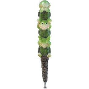 Planet Pens Three Wise Turtles Novelty Pen - Cute and Unique Kids and Adults Ballpoint Pen Colorful Animal Writing Pen Instrument for School and Office Desk