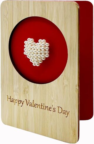 Balloon Love Letter Wooden Greeting Card,Handmade Anniversary Cards for Husband or Wife,Happy Birthday Gifts Card in Saudi Arabia