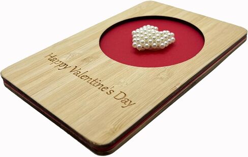 Balloon Love Letter Wooden Greeting Card,Handmade Anniversary Cards for Husband or Wife,Happy Birthday Gifts Card in Saudi Arabia