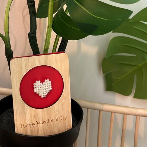 Balloon Love Letter Wooden Greeting Card,Handmade Anniversary Cards for Husband or Wife,Happy Birthday Gifts Card in Saudi Arabia